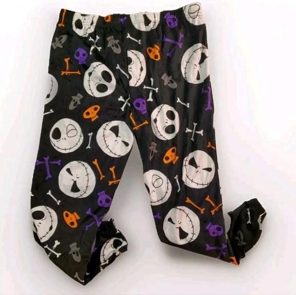 Nightmare Before Christmas Pajama Pants Fleece Women Large Drawstring - Picture 2 of 7